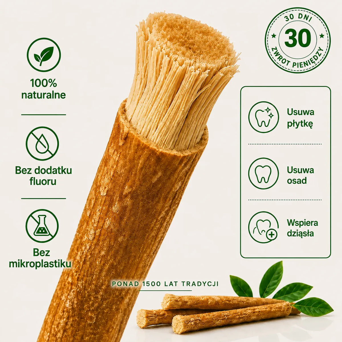 Korzeń Torsiv, naturalna szczoteczka
